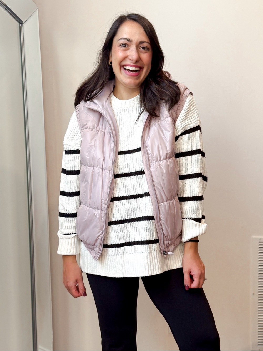 Women’s striped chenille sweater